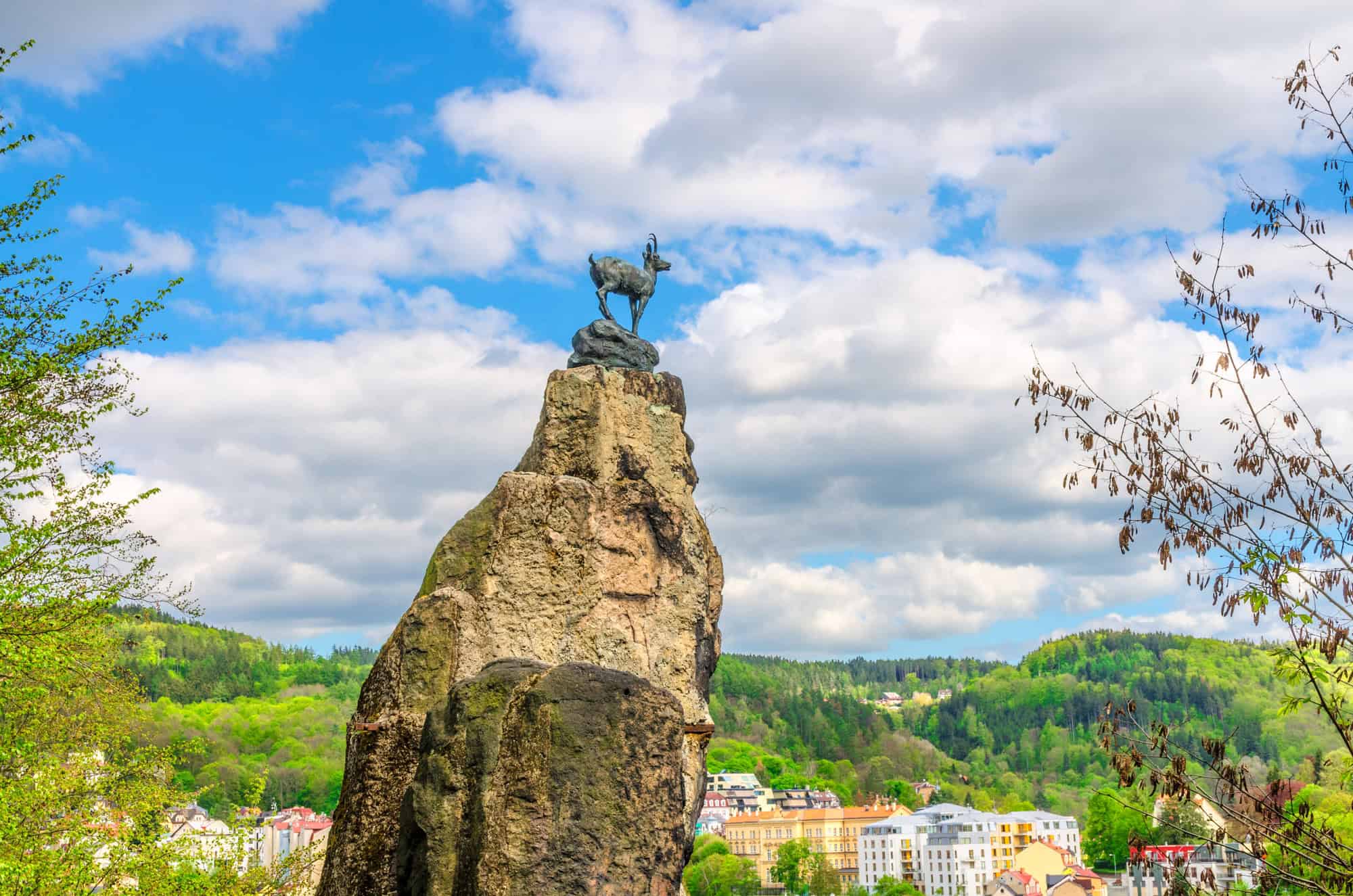 Aussicht Hirschsprung (Jelení skok) Karlovy Vary